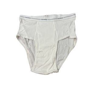 Vintage Fruit Of The Loom Cotton Briefs Underwear Mens Size XL  FTL